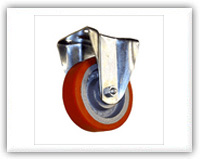 Heavy Duty Wheel Castors with PU wheel fix Code : 2604 (PU)