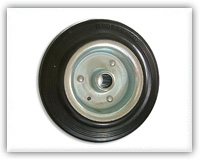 Rubber tyre Wheels with Disc Code : 3301 (Disc)